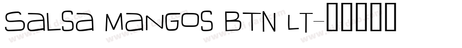 Salsa Mangos BTN Lt字体转换